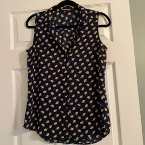 Express sleeveless Lemon top